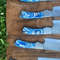 Custom Handmade D2 Steel Forged Chef Knife Set With Resin Handle Sheath 3