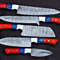 Exquisite 5PCS Custom Handmade Damascus Steel Chef Knife Set Kitchen Cutlery Set 1