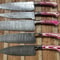 Premium 5PCS Handmade Damascus Steel Chef Set Full Tang Kitchen Knives 2