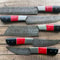 Luxury 5PCS Custom Forged Damascus Steel Chef Knife Set For Kitchen Use 1