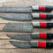 Luxury 5PCS Custom Forged Damascus Steel Chef Knife Set For Kitchen Use 2
