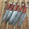Luxury Handmade Damascus Steel 5PCS Chef Knife Set For Kitchen Cooking 0