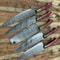 Artisan 5PCS Handmade Damascus Steel Chef Knives Kitchen Gift Collection 1