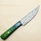 Luxury Damascus Steel Chef Knife Custom Made Kitchen Knife With Pakka Wood Handle 1