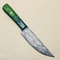 Luxury Damascus Steel Chef Knife Custom Made Kitchen Knife With Pakka Wood Handle 2