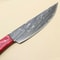 Professional Damascus Steel Chef Knife Custom Handmade Culinary Knife With Pakka Wood Handle 2