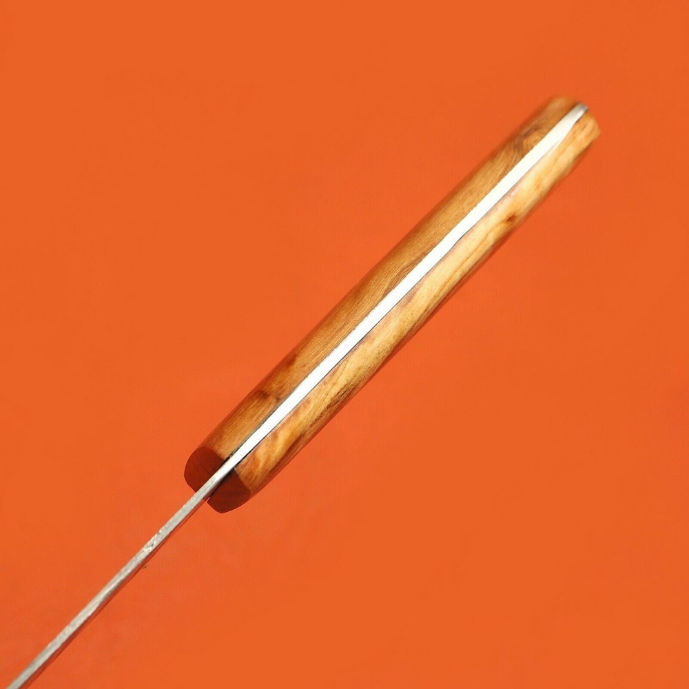 Damascus Steel Chef Knife Custom Handmade Culinary Knife With Pakka Wood Handle 3