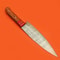 Handmade Full Tang Damascus Kitchen Chef Knife Pakka Wood Handle Custom Forged High Carbon Steel 1