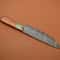 Handmade Full Tang Damascus Kitchen Chef Knife Rosewood Handle Custom Forged High Carbon Steel Bl 1