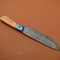 Hand Forged Damascus Chef Knife Full Tang Blade With Wooden Handle 1
