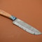 Hand Forged Damascus Chef Knife Full Tang Blade With Wooden Handle 2