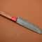 Handmade Full Tang Damascus Kitchen Chef Knife Rosewood Handle Custom Forged High Carbon Steel 1