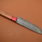 Handmade Full Tang Damascus Kitchen Chef Knife Rosewood Handle Custom Forged High Carbon Steel 1
