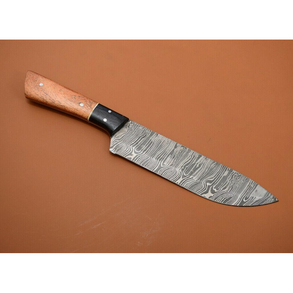 Chef Handmade Damascus Steel Knife Premium Kitchen Knife With Rosewood Handle 1