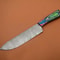 Custom Handmade Damascus Chef Knife With Popular Wood Handle Full Tang Kitchen Knife 0