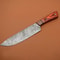 Premium Damascus Steel Kitchen Knife Full Tang Chef Knife With Poplar Wood Grip 0