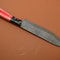 Hand Forged Damascus Steel Chef Knife Poplar Wood Handle Kitchen Blade 1