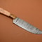 Steel Symphony Handmade Damascus Chef Knife With Wooden Handle 0