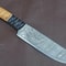 Custom Handmade Damascus Chef Knife Precision Blade With Groov Dollar Wood Grip 0