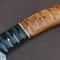 Custom Handmade Damascus Chef Knife Precision Blade With Groov Dollar Wood Grip 2