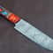 The ForgeCraft Collection Handmade Full Tang Damascus Chef Knife With Exotic Wood Handle 2