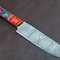The ForgeCraft Collection Handmade Full Tang Damascus Chef Knife With Exotic Wood Handle 2