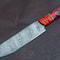 The ForgeCraft Collection Handmade Full Tang Damascus Chef Knife With Exotic Wood Handle 0