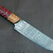 Authentic Damascus Kitchen Knife Groov Dollar Wood Handle Culinary Artisan Edition 1