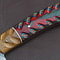 Luxury Handmade Damascus Chef Knife Groov Dollar Wood Handle Professional Kitchen Tool 3