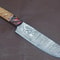 Forged Full Tang Damascus Kitchen Knife Handmade Cooking Knife With Wood Grip 1