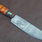 Artisan Damascus Steel Chef Knife Groov Dollar Handle Handmade Culinary Masterpiece 1