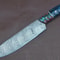 Exclusive Damascus Chef Knife Premium Groov Dollar Wood Handle Kitchen Essential 0