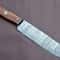 Handmade Full Tang Damascus Chef Knife With Rose Wood Handle Custom Kitchen Knife 0
