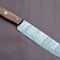 Handmade Full Tang Damascus Chef Knife With Rose Wood Handle Custom Kitchen Knife 0