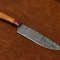 Custom Handmade Damascus Cooking Knife Full Tang Blade With Rose Wood Handle 1