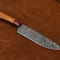 Custom Handmade Damascus Cooking Knife Full Tang Blade With Rose Wood Handle 1