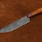 Custom Handmade Damascus Cooking Knife Full Tang Blade With Rose Wood Handle 3