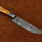 Premium Handmade Damascus Chef Knife Kitchen Knife With Pakka Wood Handle 2