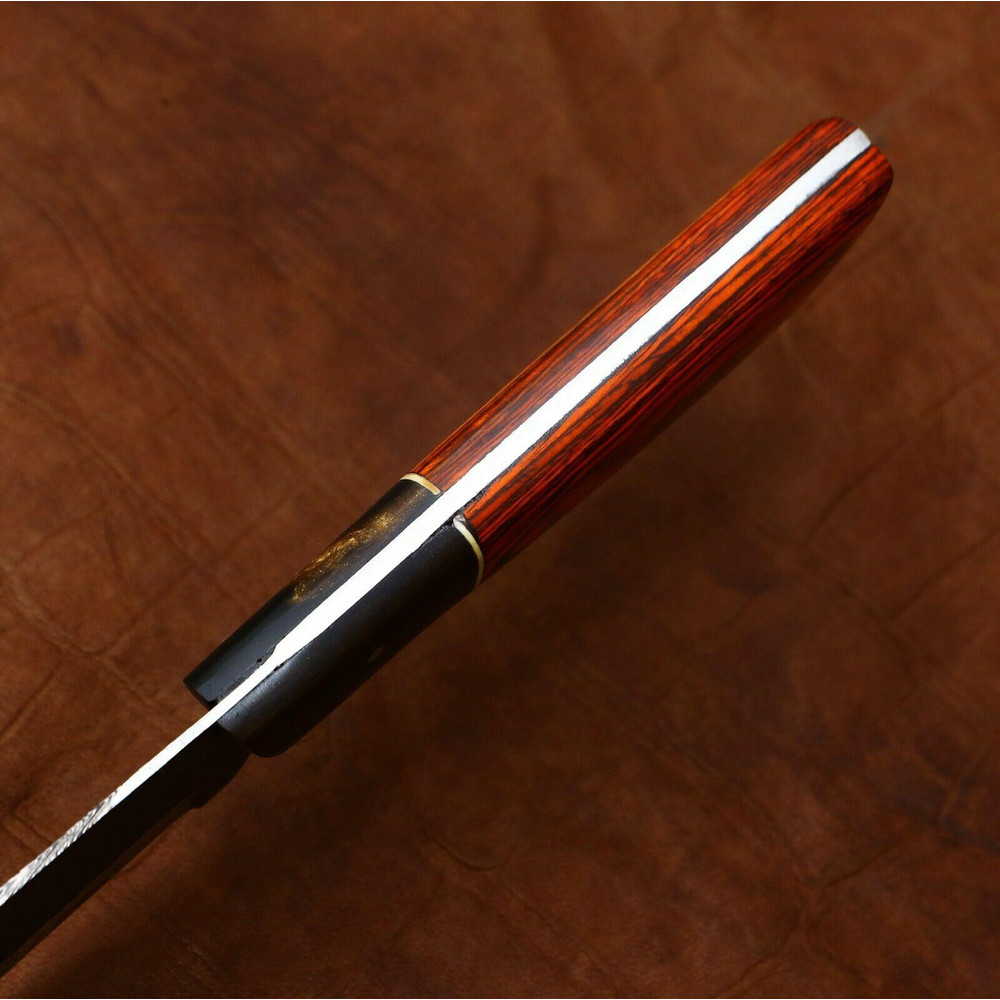 Professional Damascus Steel Kitchen Knife Handcrafted Chef Knife For Cooking Gift 2