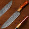 Artisan 11 Damascus Chef Knife Handmade Full Tang Blade With Pakka Wood Handle 0