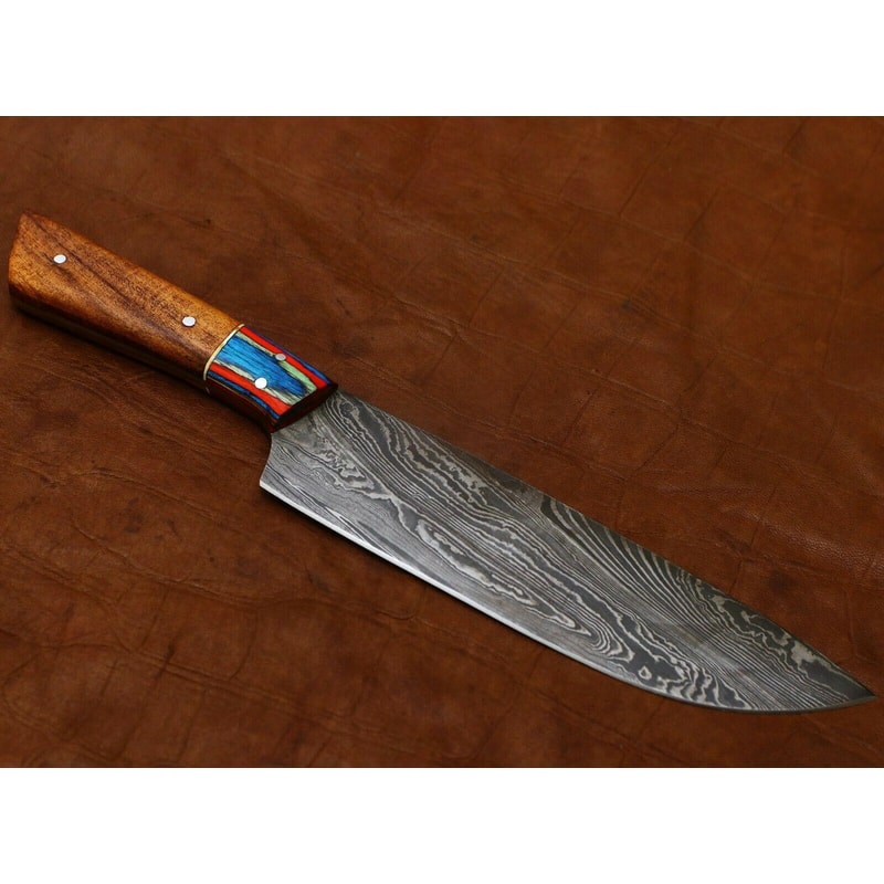 Luxury Damascus Steel Chef Knife Handmade 11Inch Cooking Knife For Professionals 1