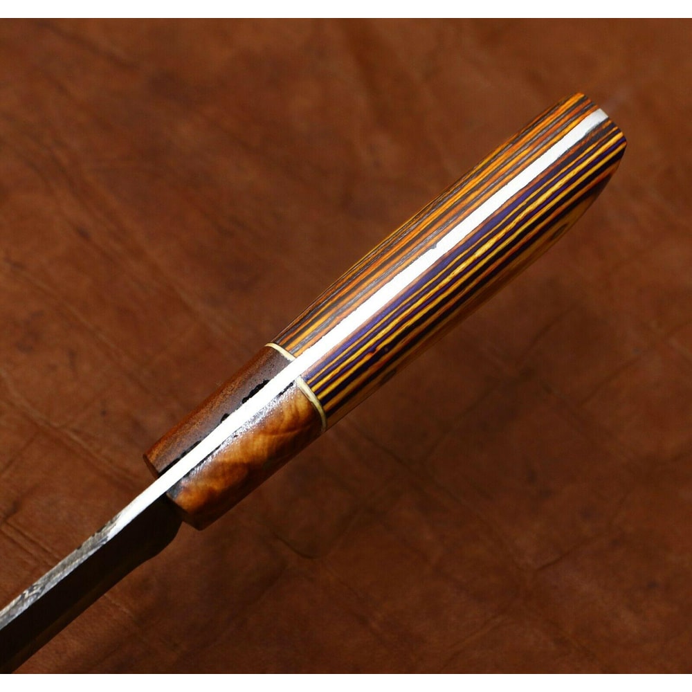 Professional Damascus Steel Kitchen Knife 11 Chef Knife With Durable Pakka Wood Handle 2