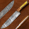 Professional Damascus Steel Kitchen Knife 11 Chef Knife With Durable Pakka Wood Handle 0