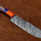 Collectors Edition Damascus Steel Chef Knife Handcrafted 11 Kitchen Blade With Pakka Wood 1