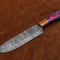 Elegant Damascus Steel Kitchen Knife 11 Inch Handmade Chef Knife Gift For Him 1