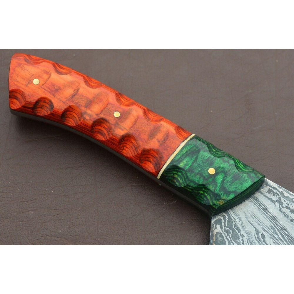 Collectors Handmade Damascus Chef Knife 12 Inch Kitchen Blade For Culinary Use 1