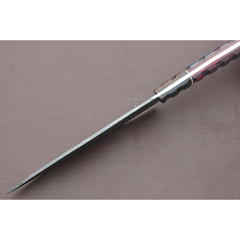 Professional Handmade Damascus Kitchen Knife 12 Inch Full Tang Chef Blade 2