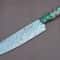 Authentic 12 Inch Damascus Chef Knife Full Tang Wood Handle Blade 3