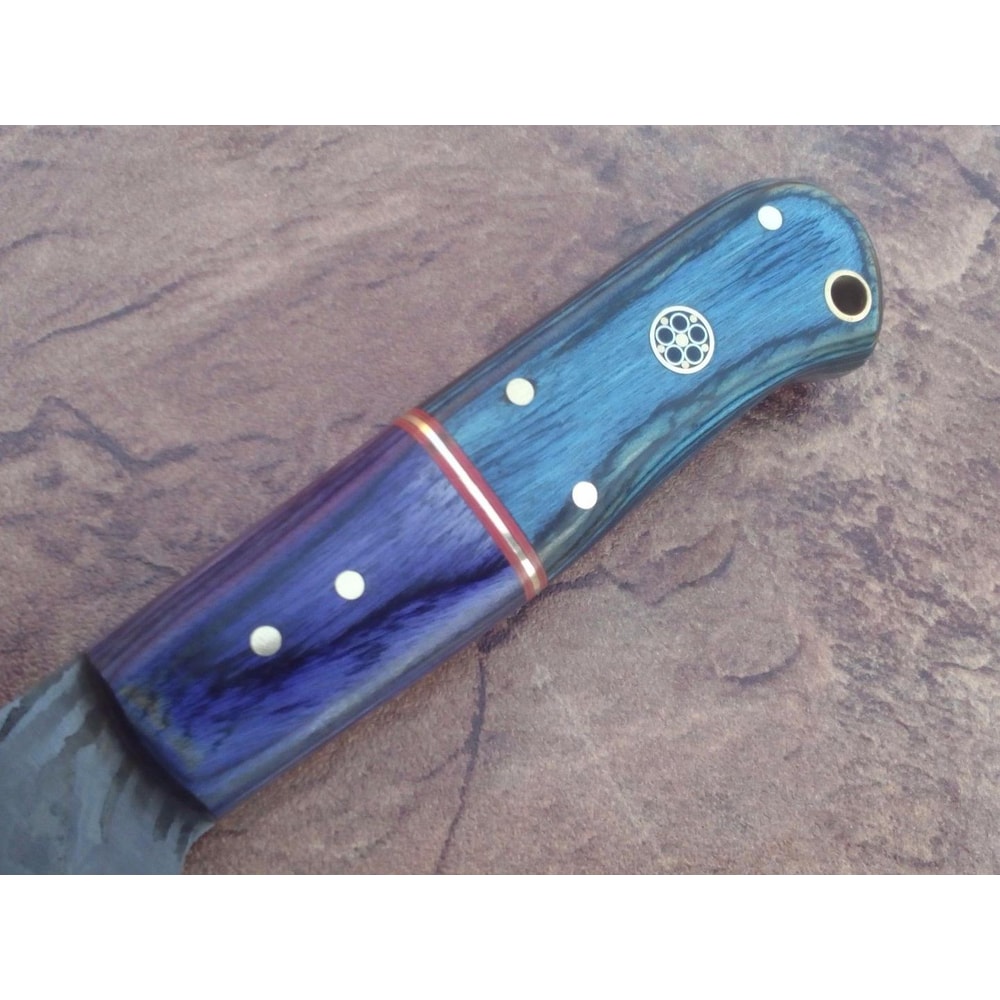 HandForged Damascus Steel Chef Knife With Premium Rosewood Handle 1