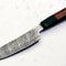 Custom Handmade Damascus Santoku Knife Pakka Wood Handle Professional Kitchen Chef Knife 0